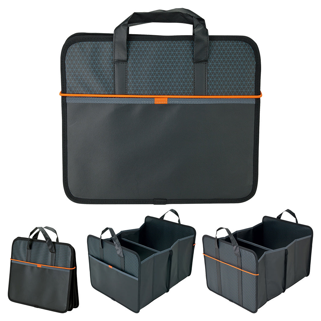 Foldable Two-Compartment Trunk Organizer
