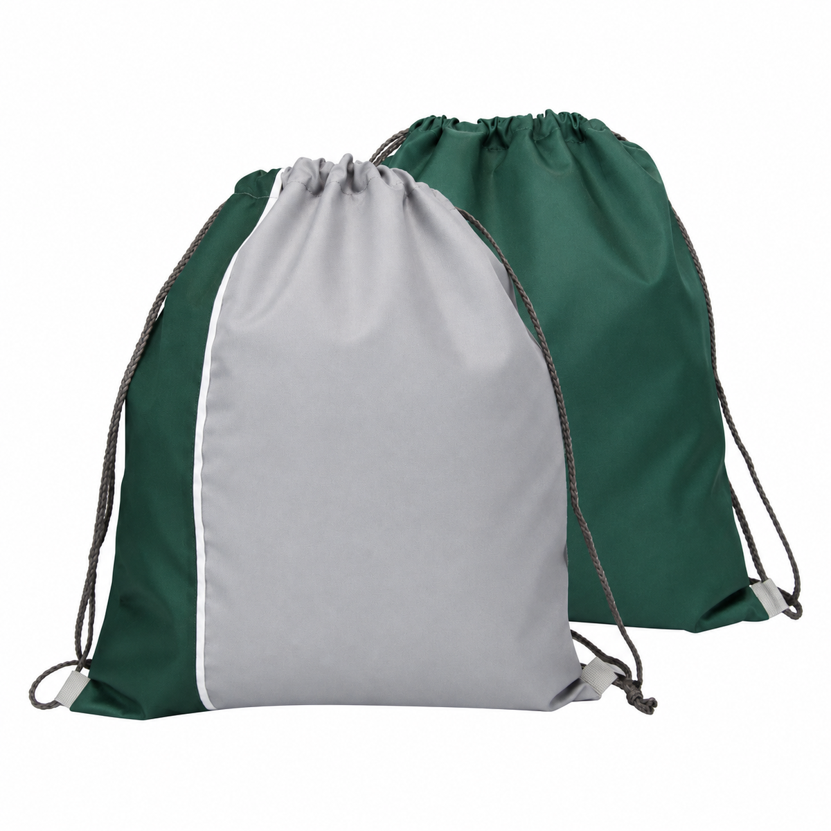 Two-Tone Drawstring Bag