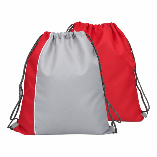 Two-Tone Drawstring Bag