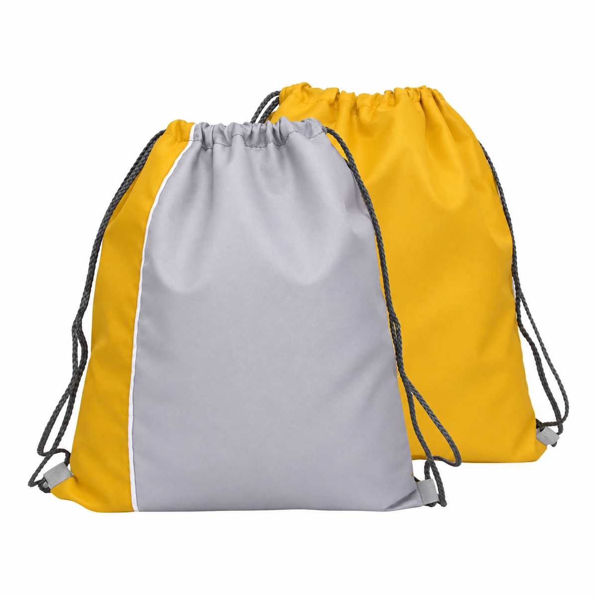 Two-Tone Drawstring Bag