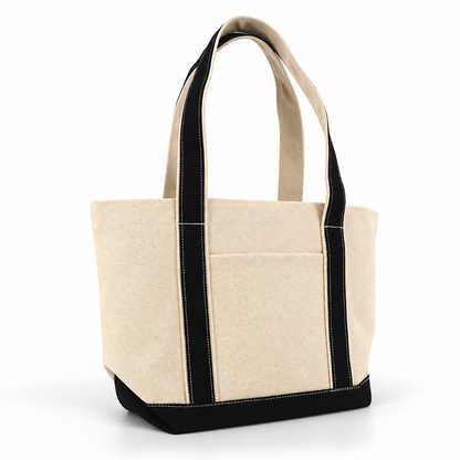 Canvas Gusseted Tote Bag