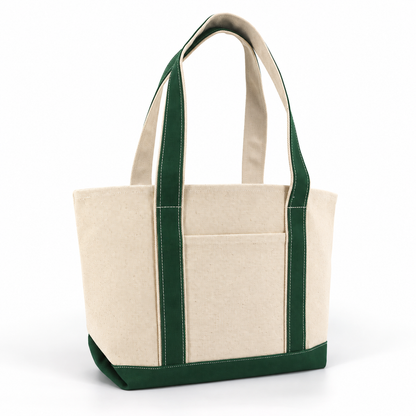 Canvas Gusseted Tote Bag