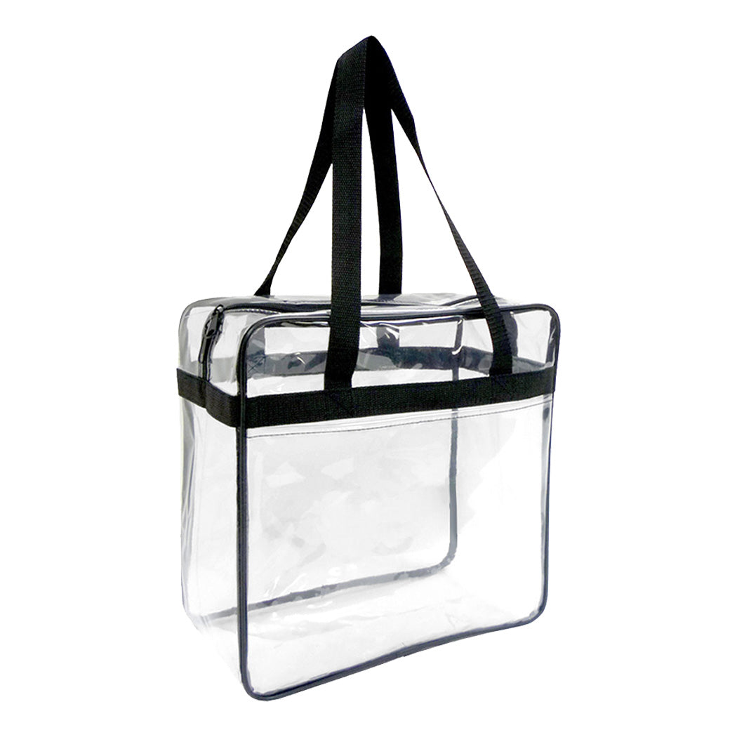 Stadium Clear PVC Zipper Tote Bag