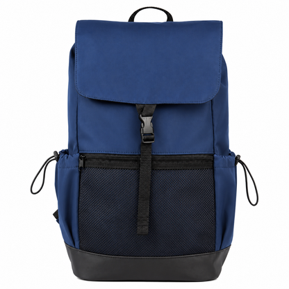Shape-Retaining Simulated Memory Fabric Backpack