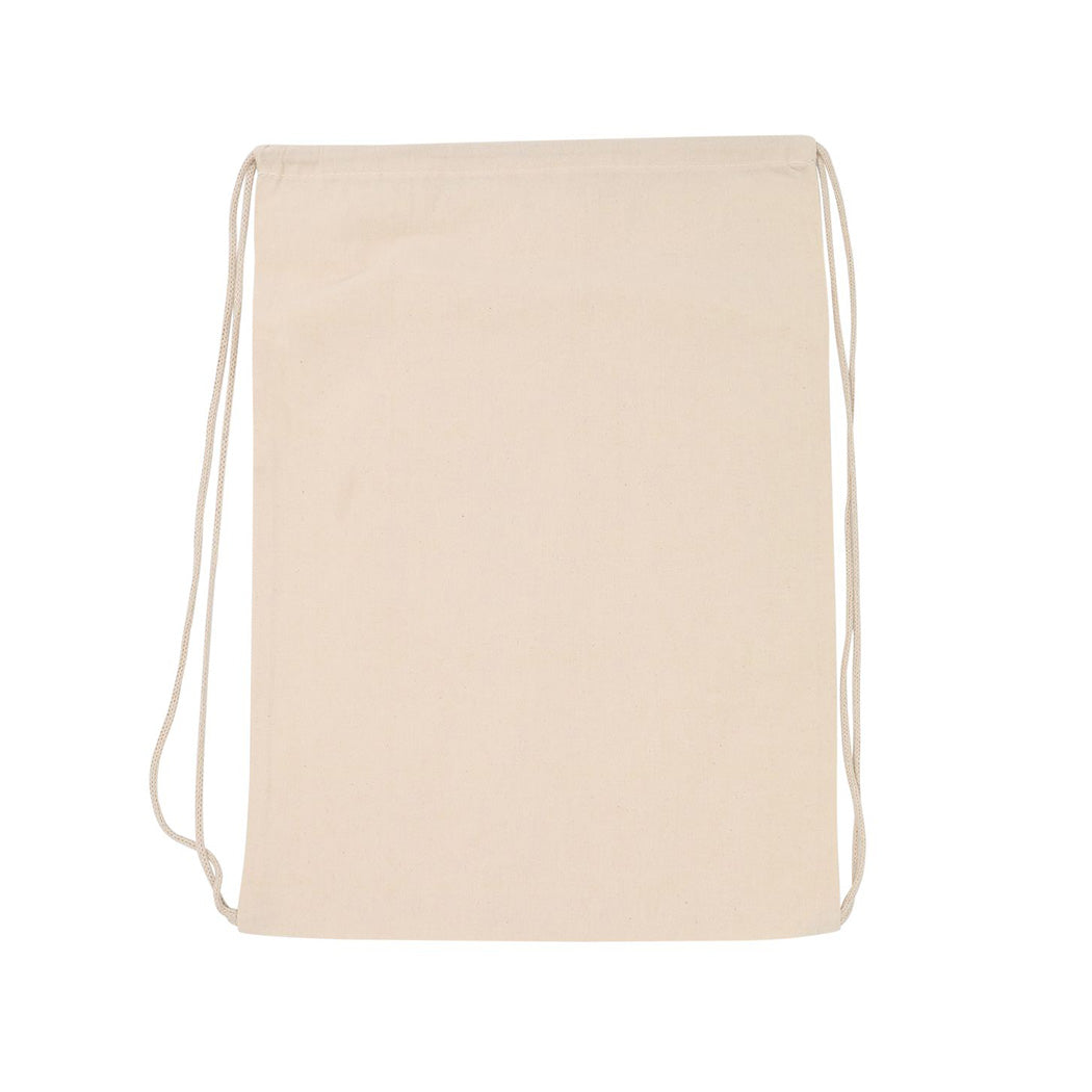 100% Cotton Canvas Drawstring Bag