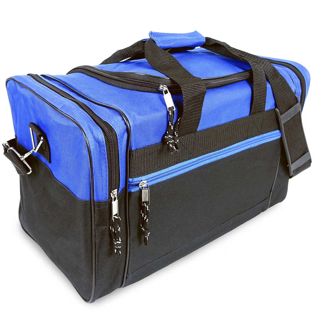 Velcro-Closure 17-Inch Sports Duffel Bag