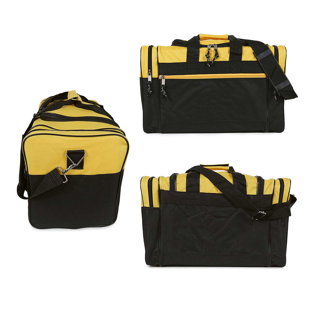 Velcro-Closure 17-Inch Sports Duffel Bag