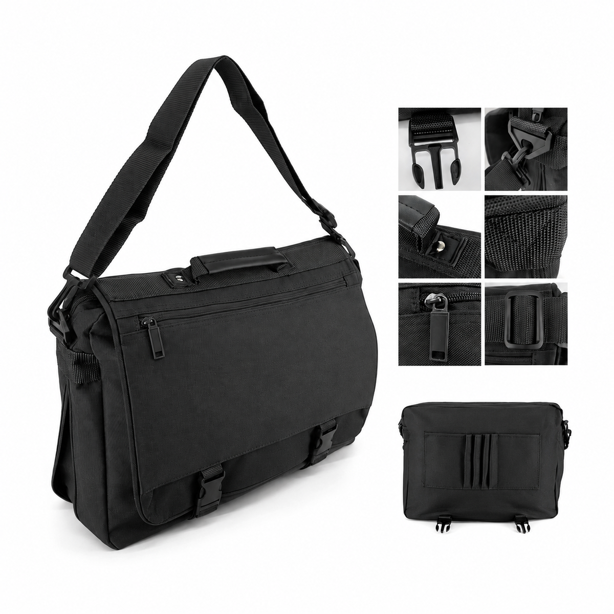 Expandable Messenger Bag