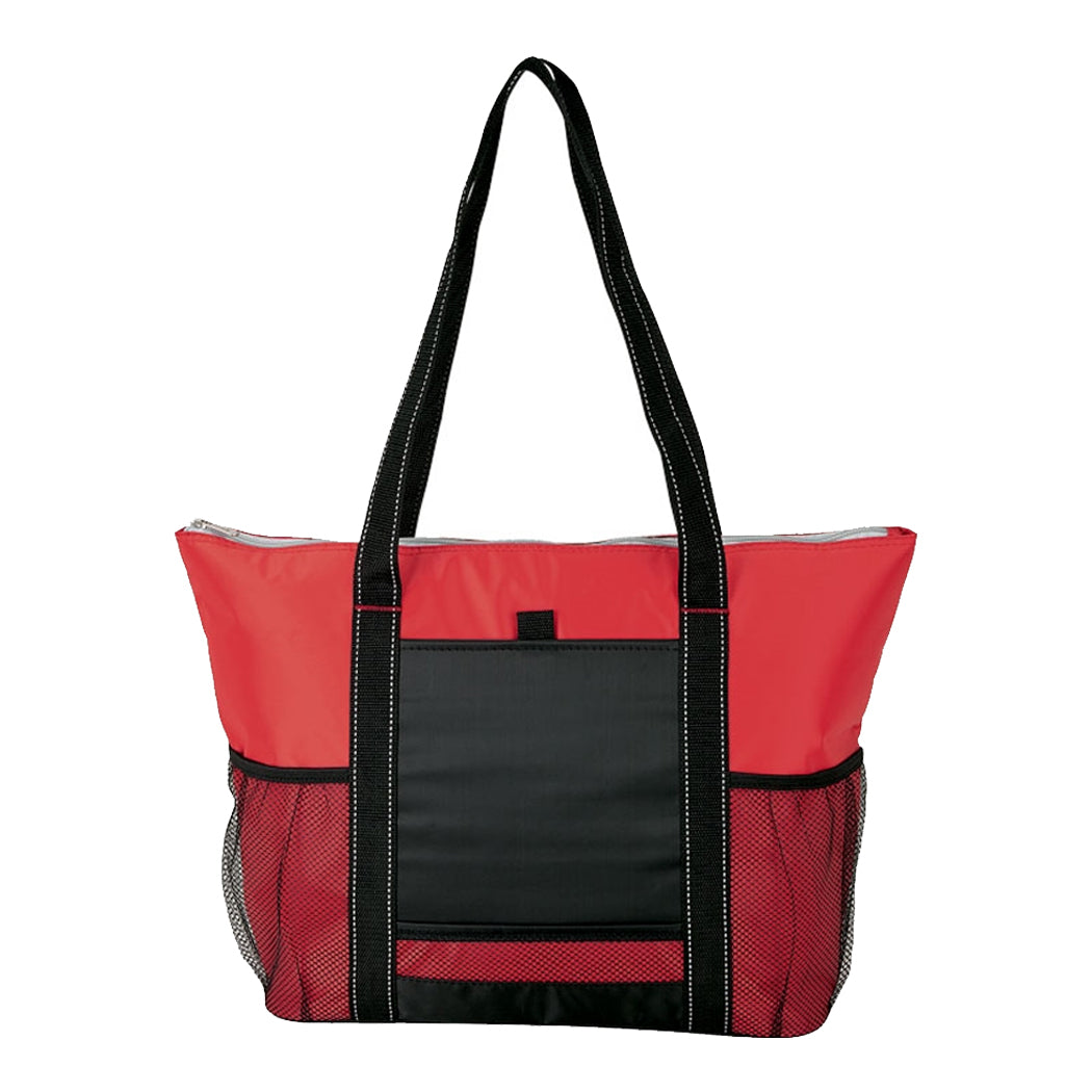 Black-Trim Insulated Tote Bag