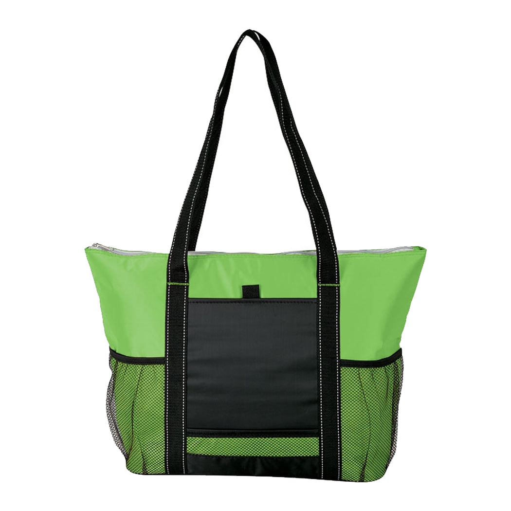 Black-Trim Insulated Tote Bag