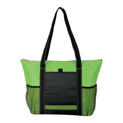 Black-Trim Insulated Tote Bag