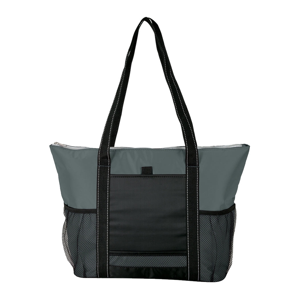 Black-Trim Insulated Tote Bag