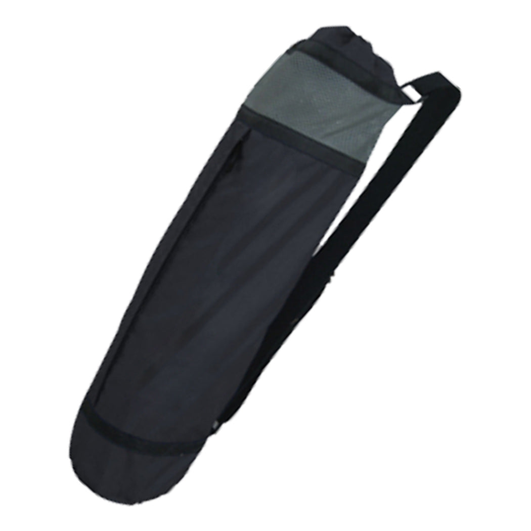 Mesh-Panel Yoga Mat Bag with Accessory Pocket