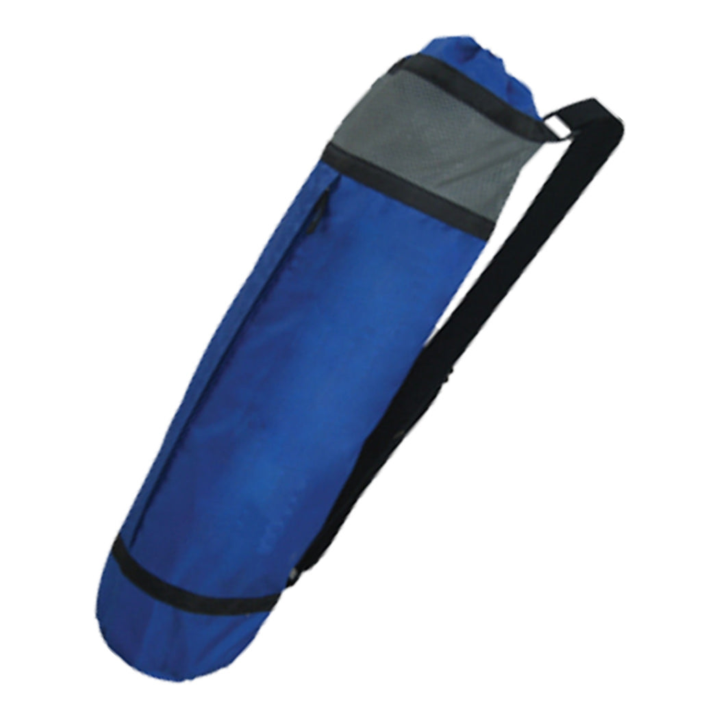 Mesh-Panel Yoga Mat Bag with Accessory Pocket