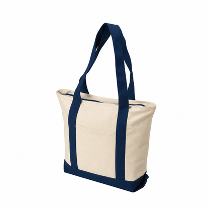 Cotton Canvas Heavy Duty Boat Tote Bag