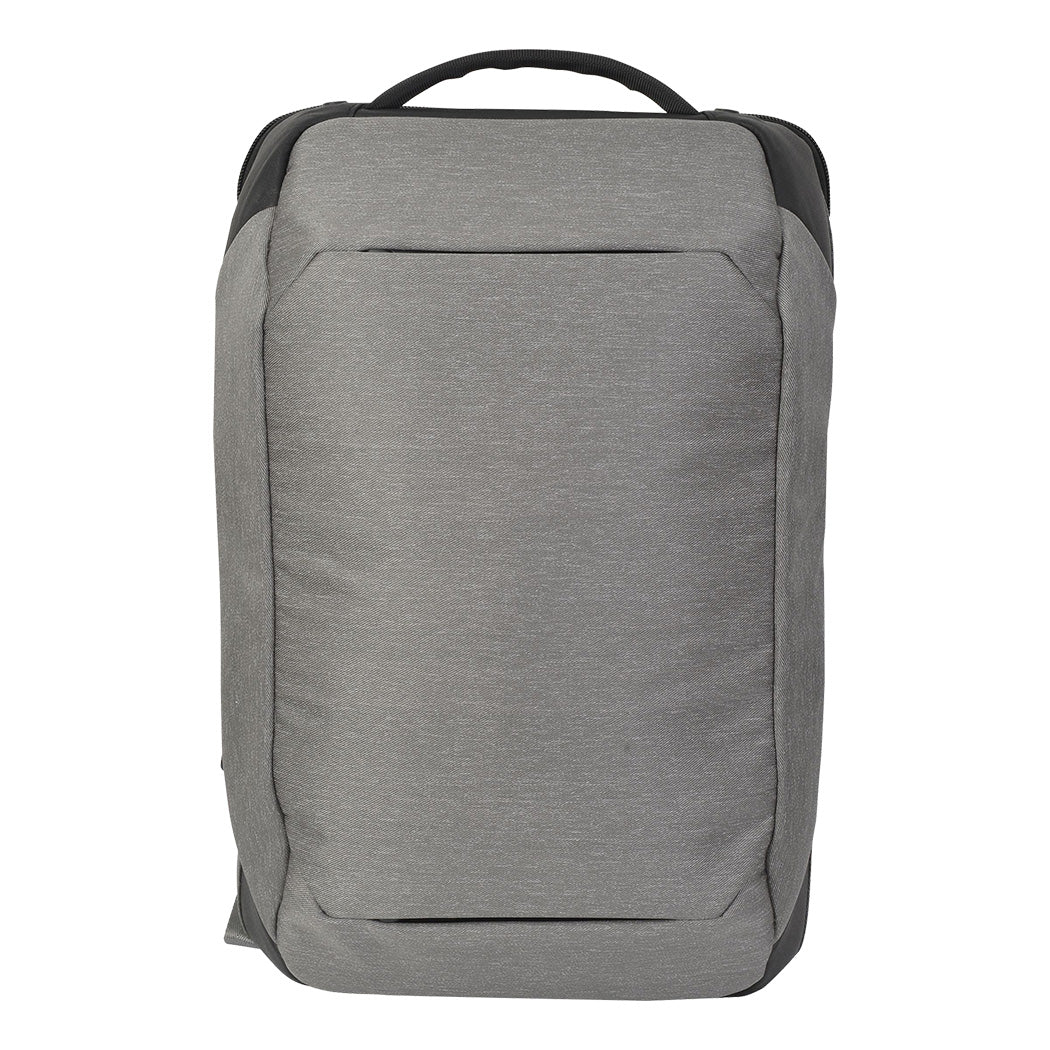 Compact Heather Gray 15.6-Inch Laptop Backpack