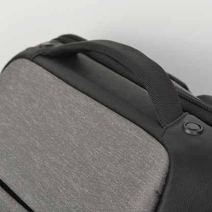 Compact Heather Gray 15.6-Inch Laptop Backpack