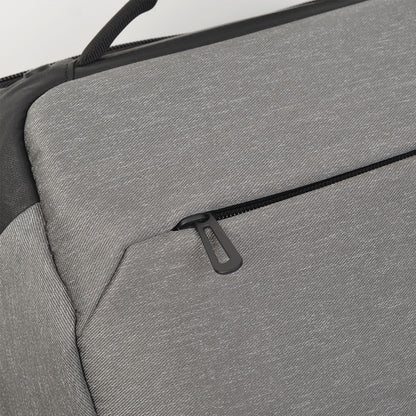 Compact Heather Gray 15.6-Inch Laptop Backpack