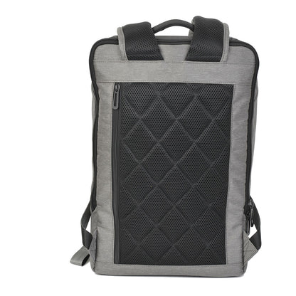 Compact Heather Gray 15.6-Inch Laptop Backpack