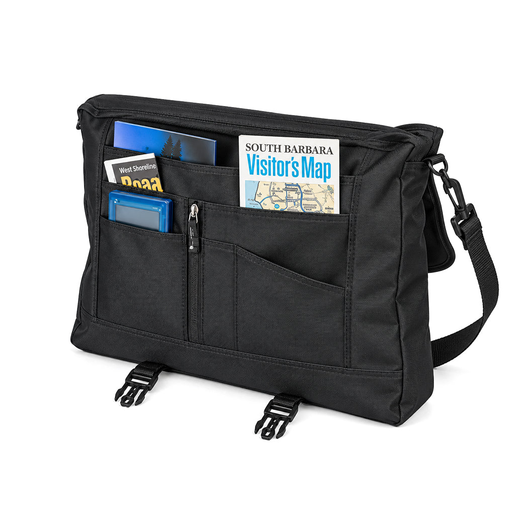 Zippered 600D Polyester Messenger Bag