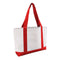White/Red (PMS 187 C)