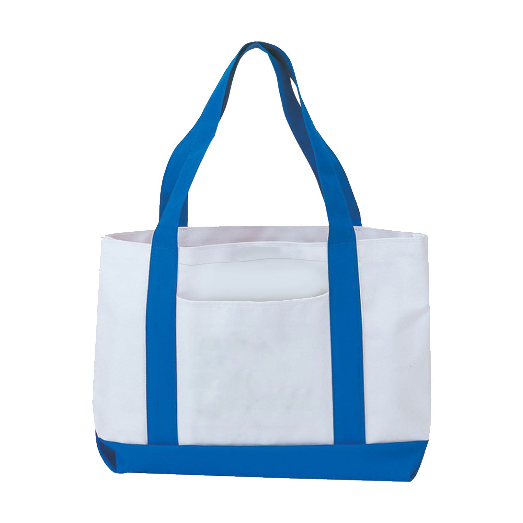 Two-Tone Poly Boat Tote Bag