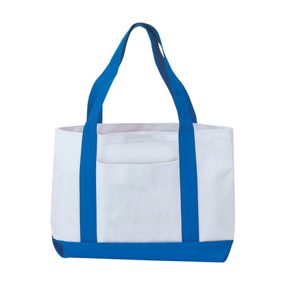Two-Tone Poly Boat Tote Bag