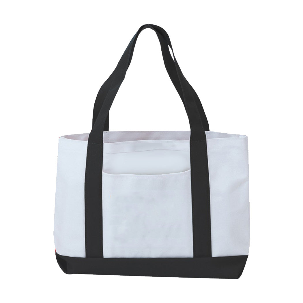 Two-Tone Poly Boat Tote Bag
