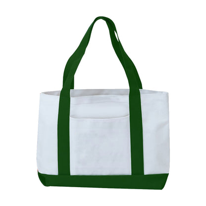 Two-Tone Poly Boat Tote Bag