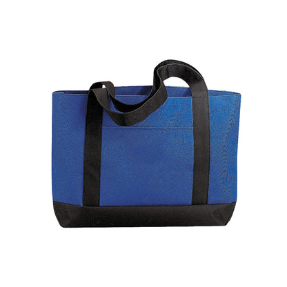 Two-Tone Poly Boat Tote Bag
