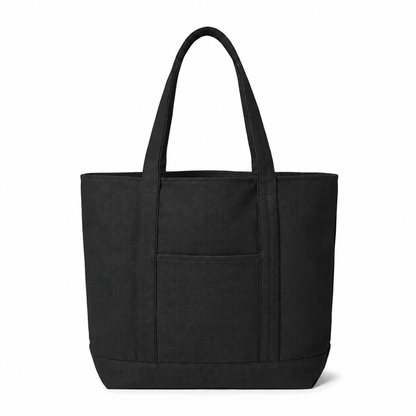 Heavyweight Zippered Canvas Tote Bag