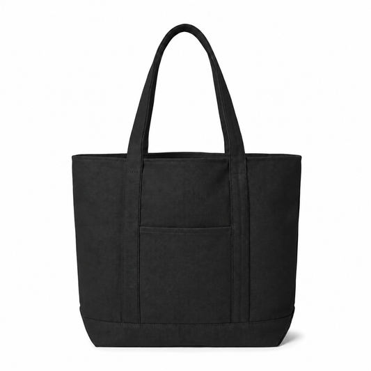 Heavyweight Zippered Canvas Tote Bag