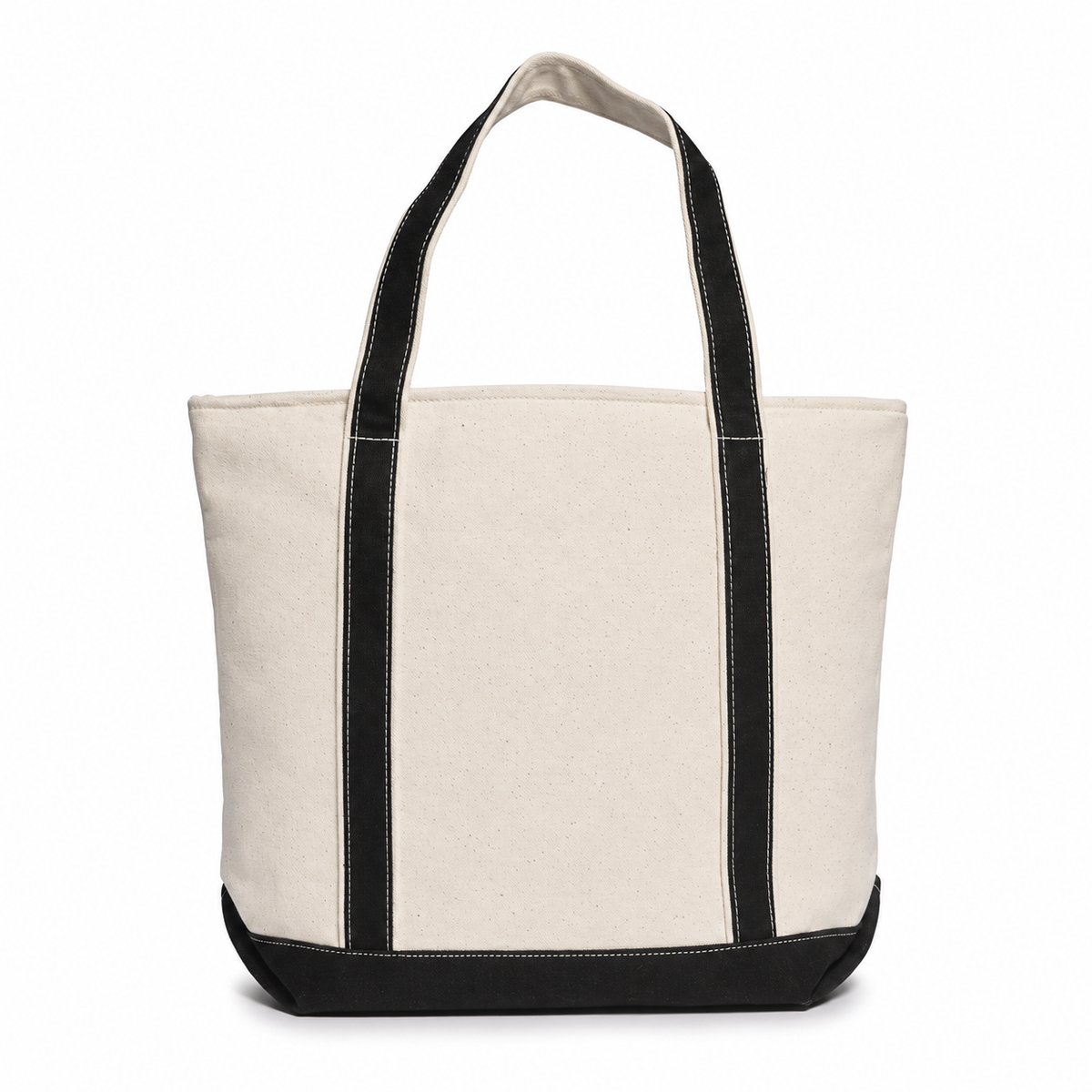 Heavyweight Zippered Canvas Tote Bag