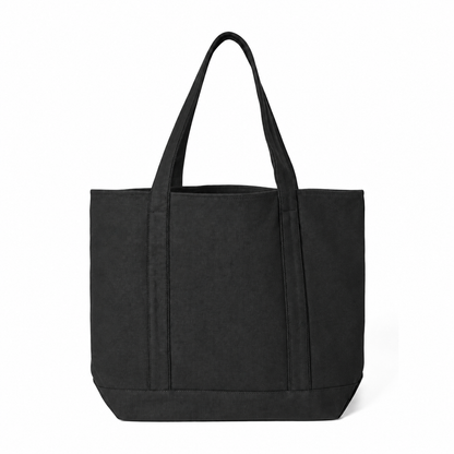 Heavyweight Zippered Canvas Tote Bag