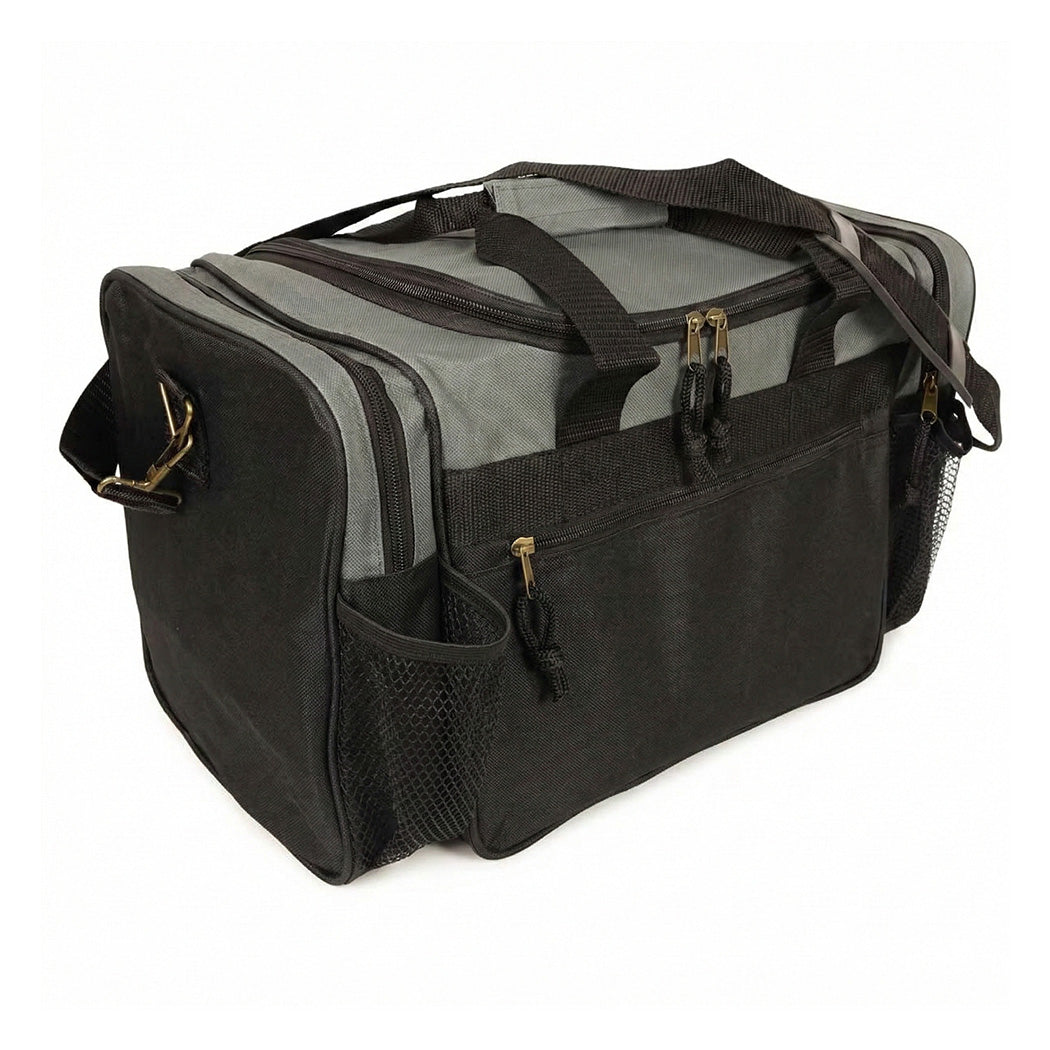 Zippered 17-Inch Sports Duffel Bag