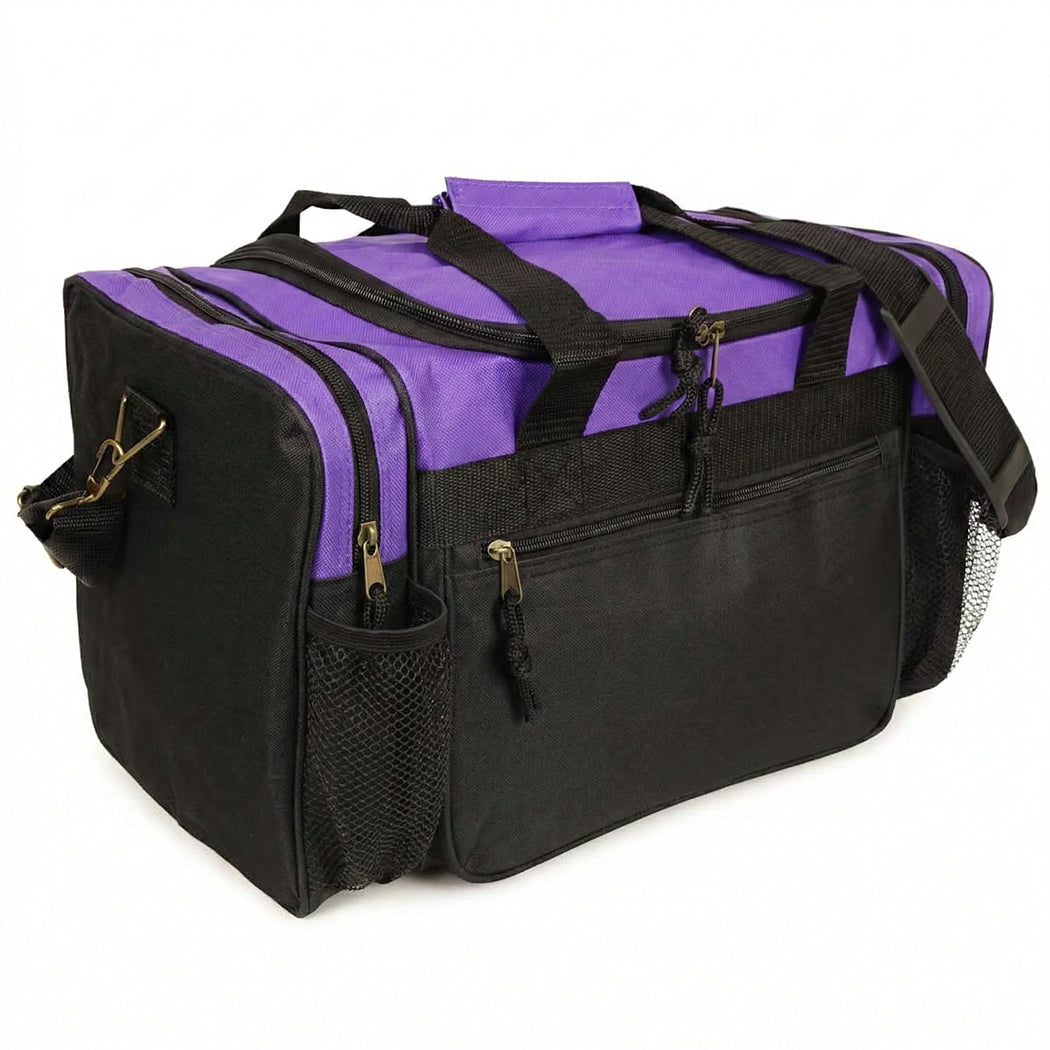 Zippered 17-Inch Sports Duffel Bag