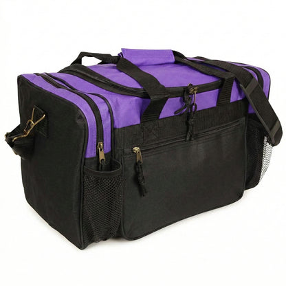 Zippered 17-Inch Sports Duffel Bag