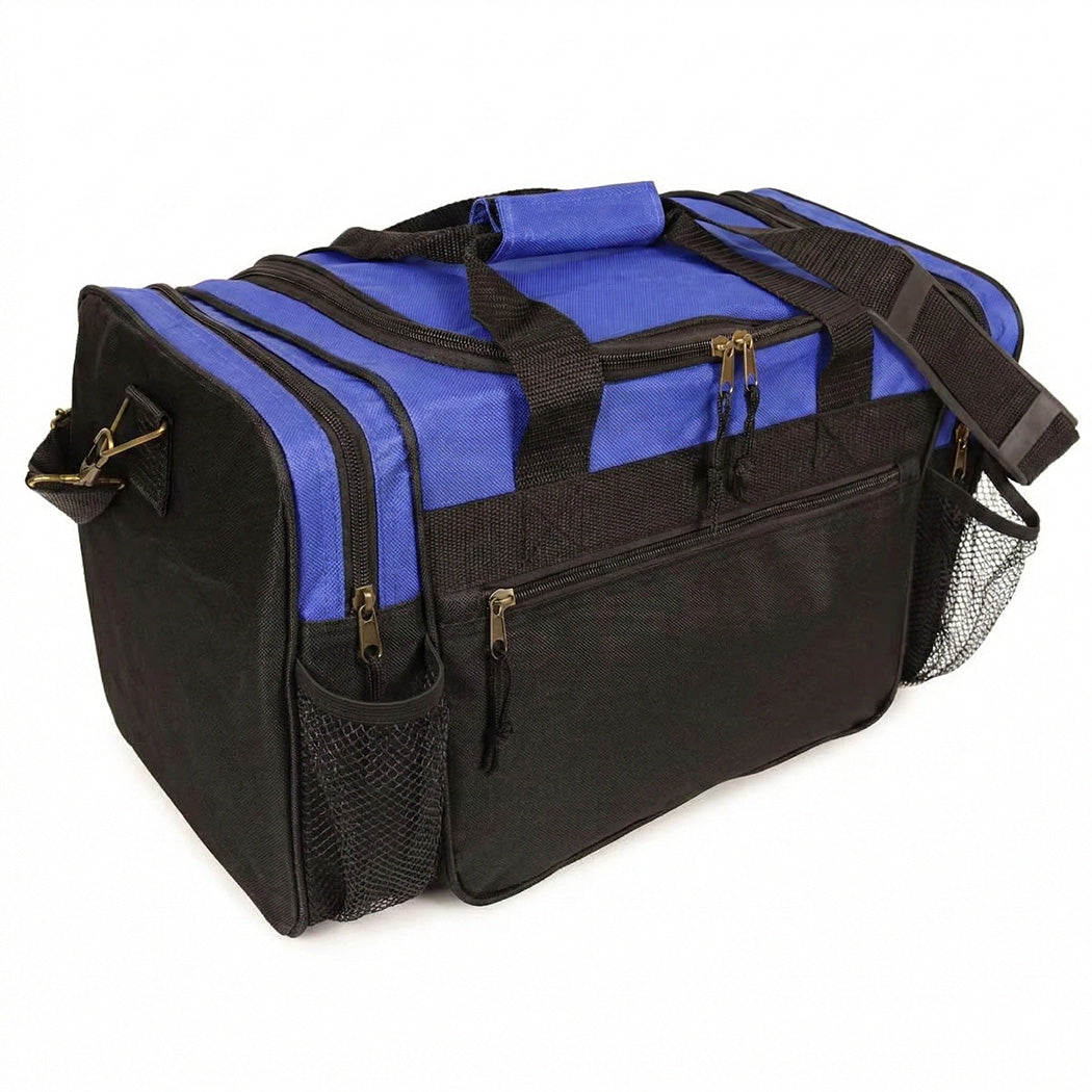 Zippered 17-Inch Sports Duffel Bag