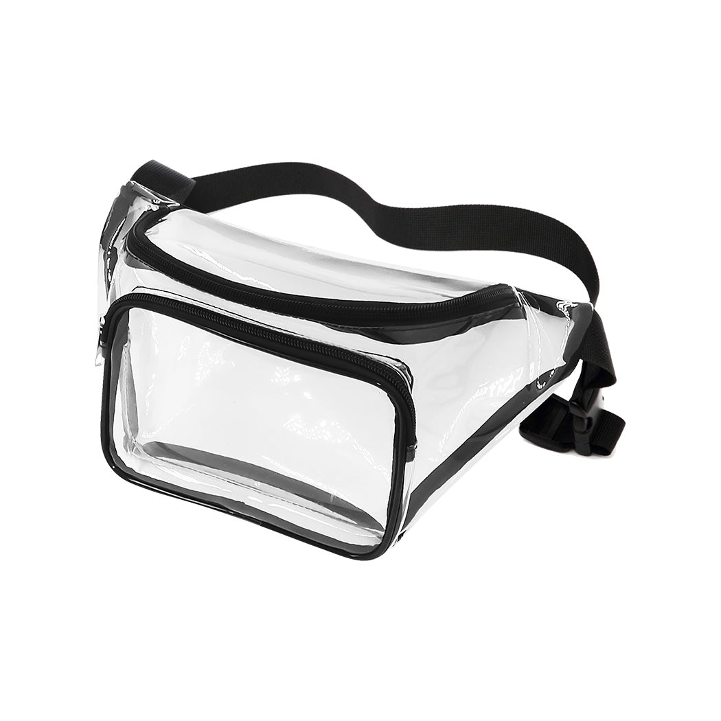 Color-Trim Clear Vinyl Waist Pack