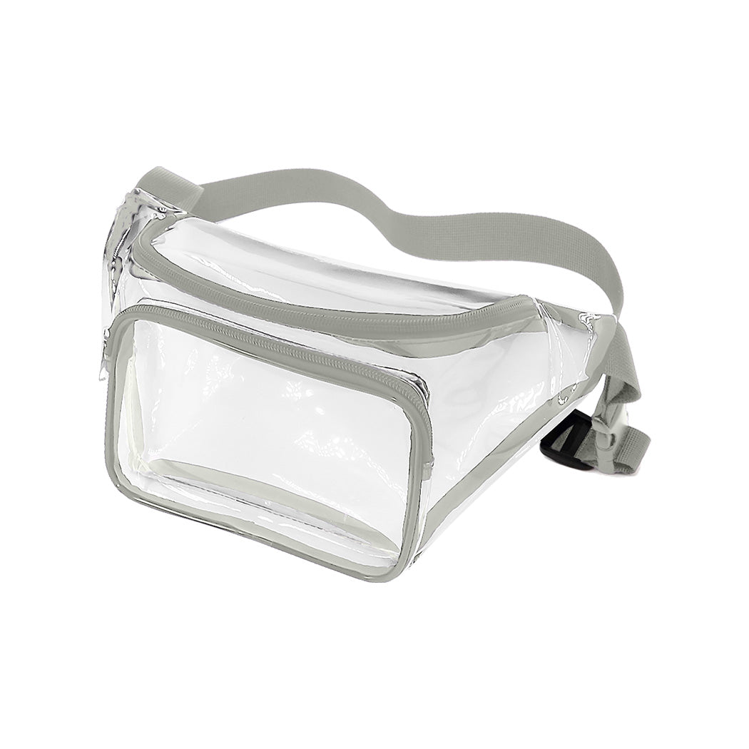 Color-Trim Clear Vinyl Waist Pack