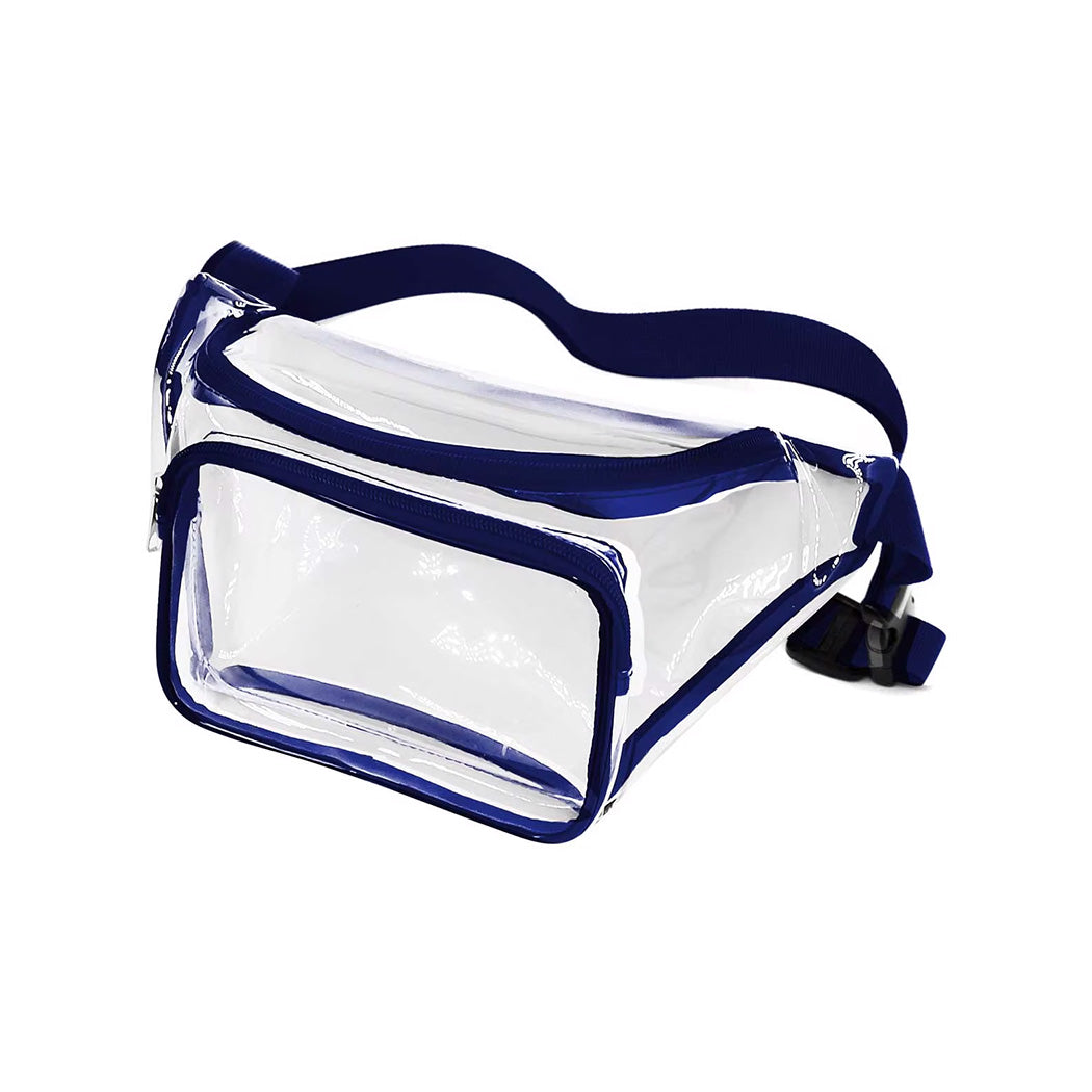 Color-Trim Clear Vinyl Waist Pack