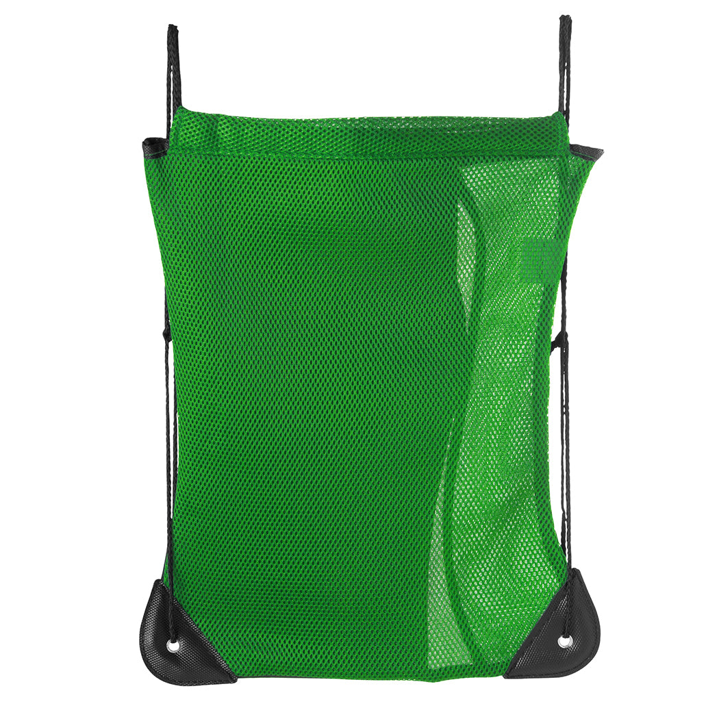 Two-Tone Mesh Drawstring Backpack