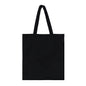 6 Black Cotton Tote Bag