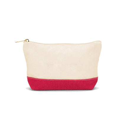 Cotton Canvas Cosmetics Bag
