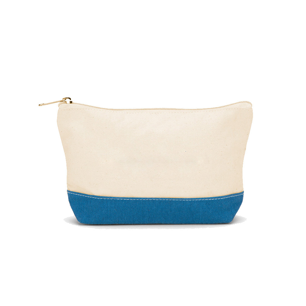 Cotton Canvas Cosmetics Bag