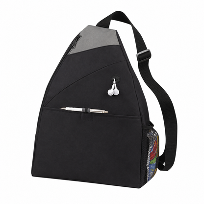 Velcro-Closure Poly Sling Backpack