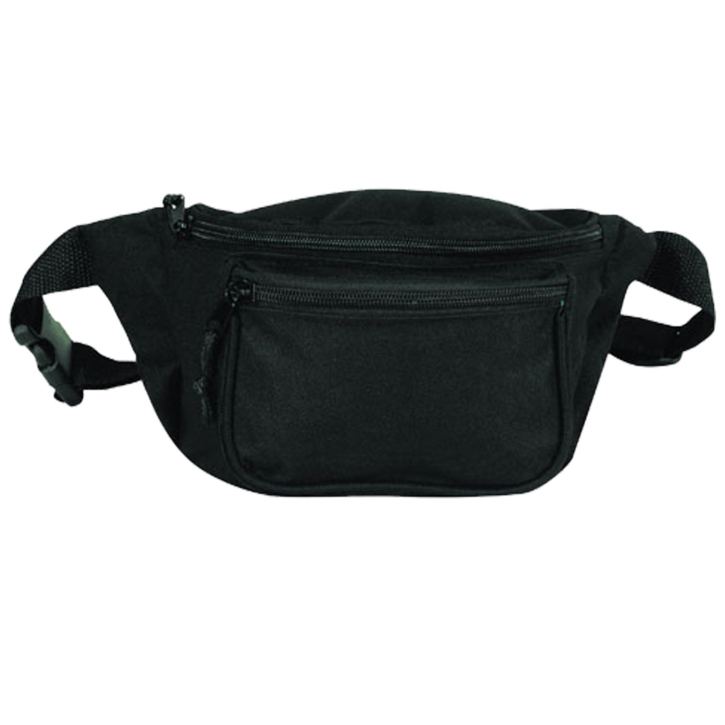 Triple-Zipper Waist Pack