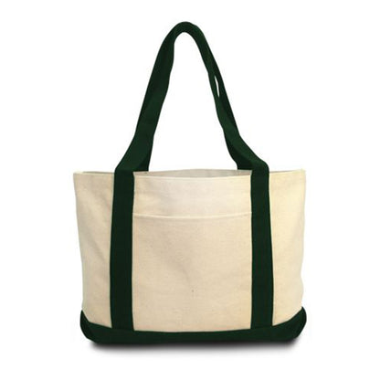 Cotton Canvas Gusseted Tote Bag