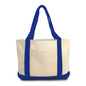 Cotton Canvas Gusseted Tote Bag