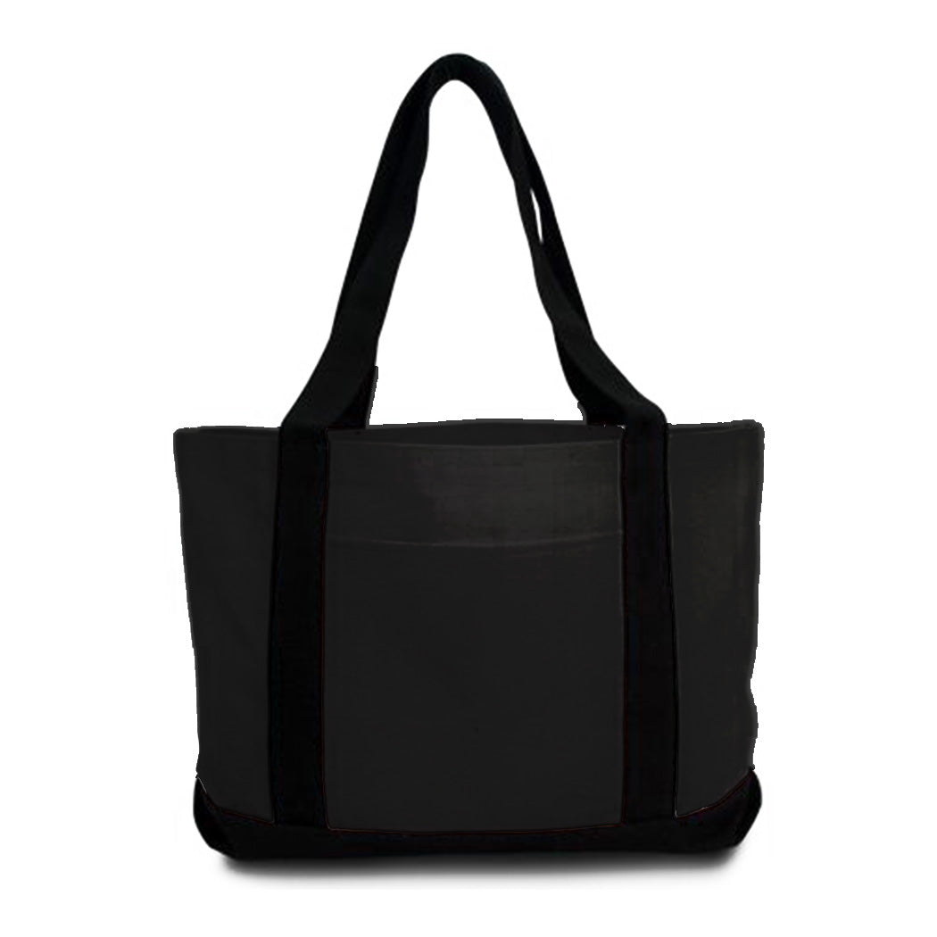 Cotton Canvas Gusseted Tote Bag